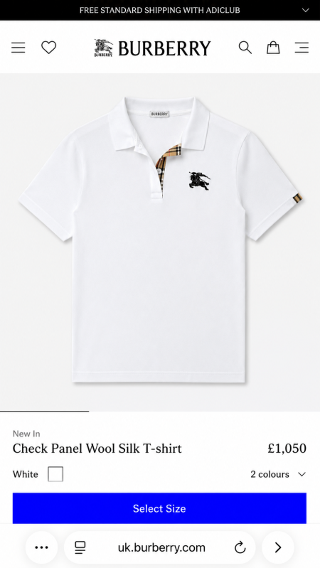 بلوز Burberry بقبة