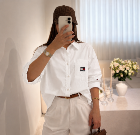 قميص Tommy 🫰 أوڤر سايز الموديل الواسع