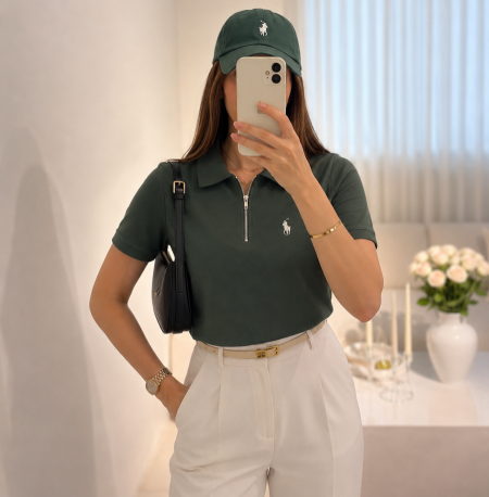 بلوز Polo + طاقية 🍁