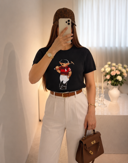 بلوز polo 👌♥️ الدب غير شامل الطاقية