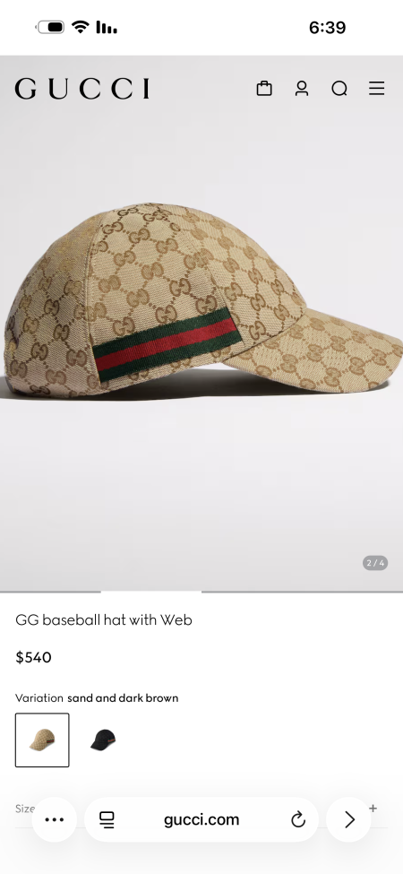 طاقية GUCCI