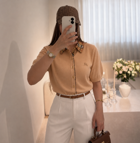 بلوز Burberry ♥️ ماستر كواليتي