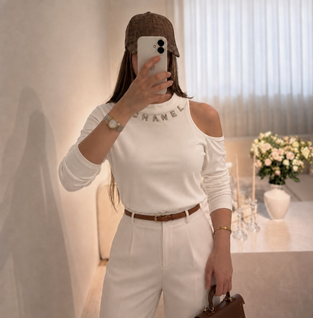 بلوز CHANEL ♥️ ماستر كواليتي