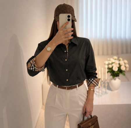 قميص Burberry / اوڤر سايز