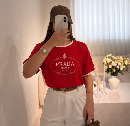 بلوز Prada 🤍 ماستر كواليتي
