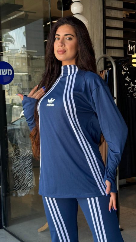 طقم adidas - كحلي