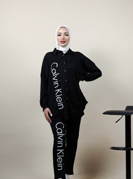 طقم CK - اسود <br> <span class='text-color-warm'>نفدت الكمية</span>