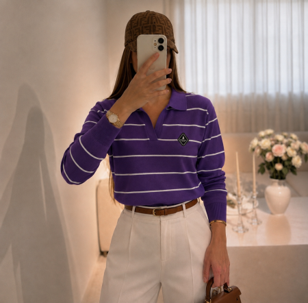 بلوز PRADA بقبة