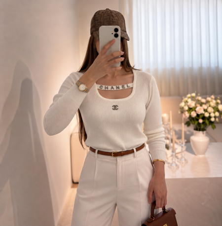 بلوز CHANEL /♥️ ماستر كواليتي