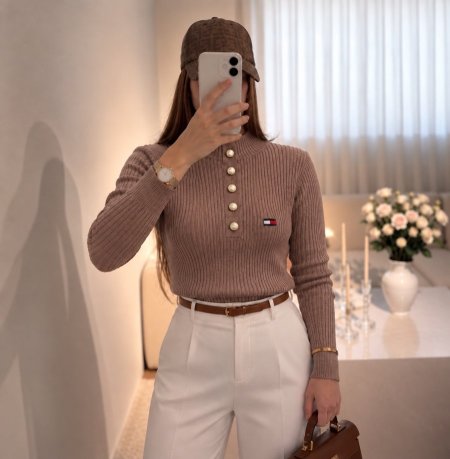 بلوز Tommy / الصوف الناعم