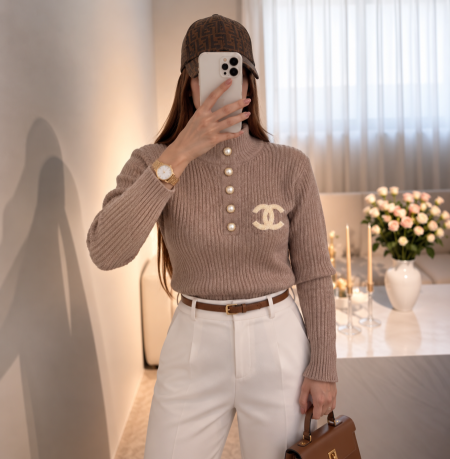 بلوز CHANEL نص چولف