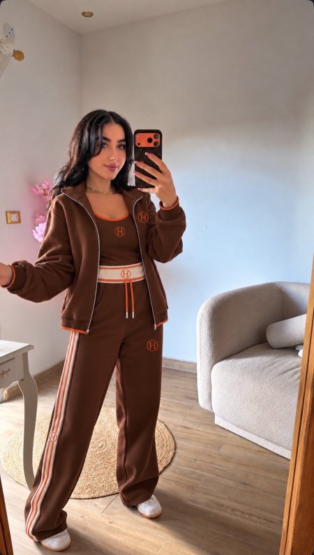 بدلة HERMES 🎀 / ماستر كواليتي 3 قطع