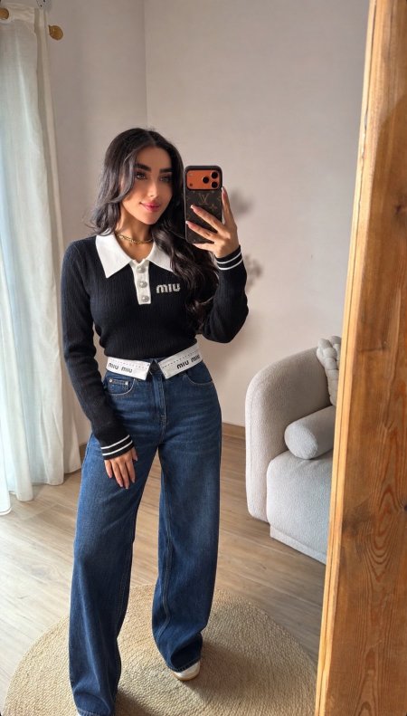 بلوز miu miu ♥️ ماستر كواليتي
